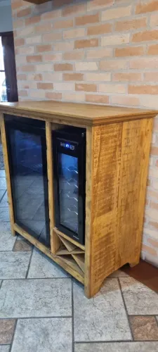 CERVEJEIRA + ADEGA + MÓVEL PLANEJADO MADEIRA DEMOLIÇÃO