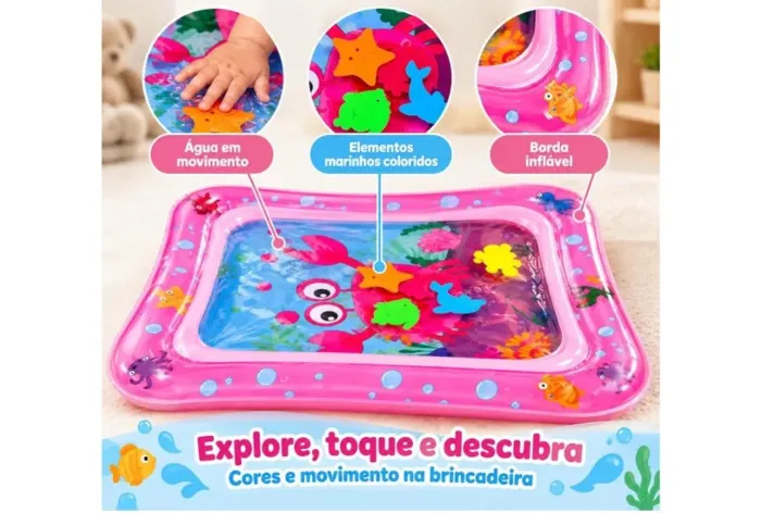 Tapete de Água Infantil 3D