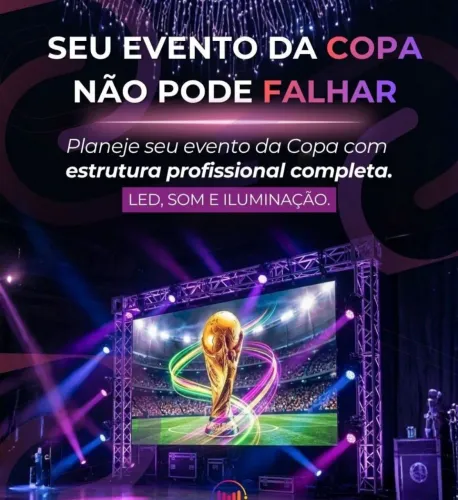 Painel de Led pra assistir os jogos