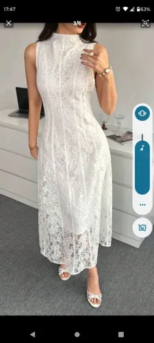 Vestido social branco