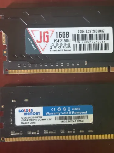 2X16 32Gb RAM DDR4 2666MHZ 