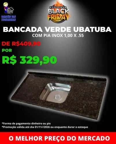 PIA GRANITO VERDE UBATUBA - Promoção!