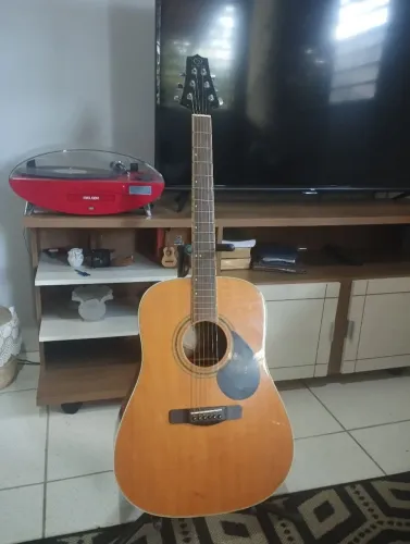 Violão samick tampo sólido fishman 