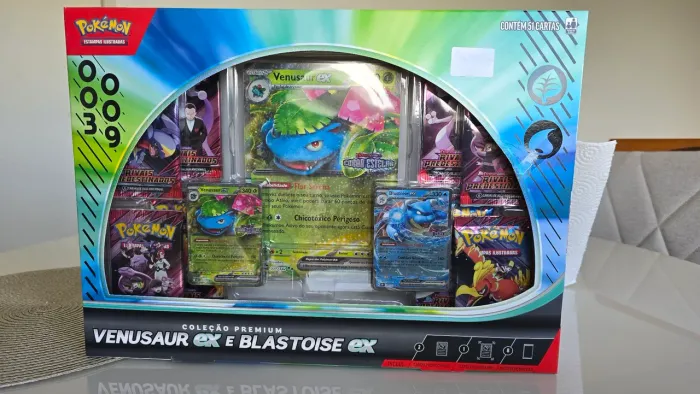 Box Premium - Venusaur EX - Rivais Predestinados