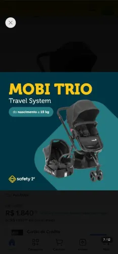 Conjunto safety 1st - carrinho e bebê conforto 