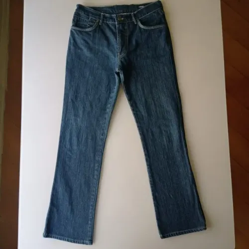 Calça jeans masculina reta com elastano - forum original - tam 40