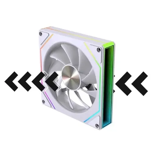 KIT 6 FANS ARGB CASE 6 PRO 5V 3 PIN 5 NORMAIS 1 REVERSA