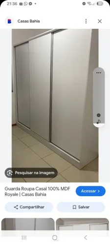 Vendo garda roupa motivo mudança