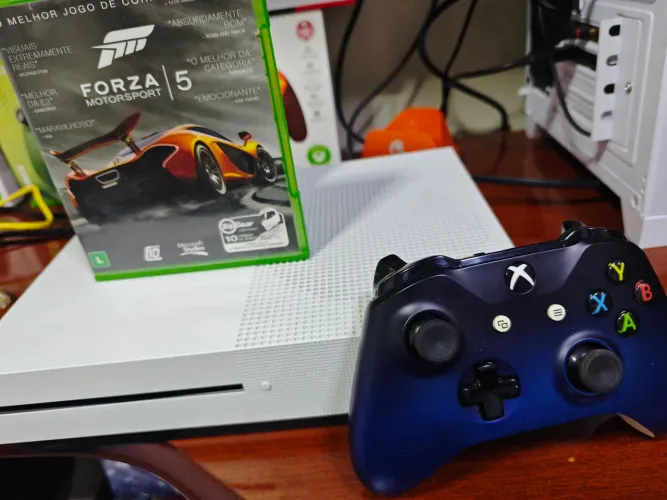 Xbox S 1tb impecável+controlejogos+bateria recarregável