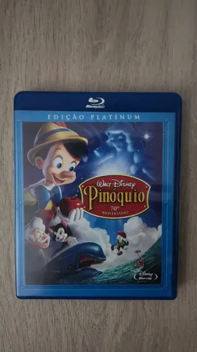 Pinóquio - Blu-ray - Obra-prima Lendária De Walt DisneyPinóquio - Blu-ray