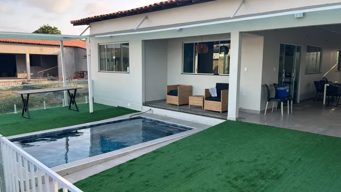 Aluguel de casa moderna com piscina em santo Amaro