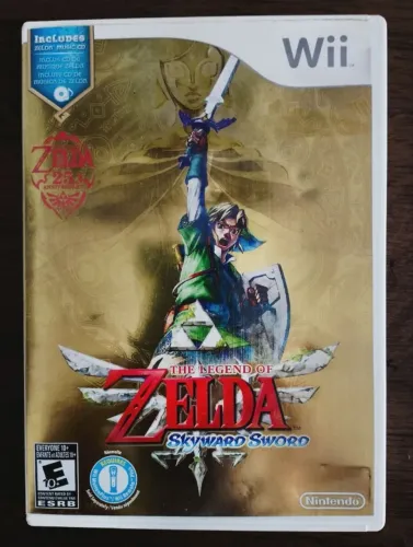 Jogo The Legend of Zelda: Skyward Sword - Nintendo Wii Edição 25º Aniversário