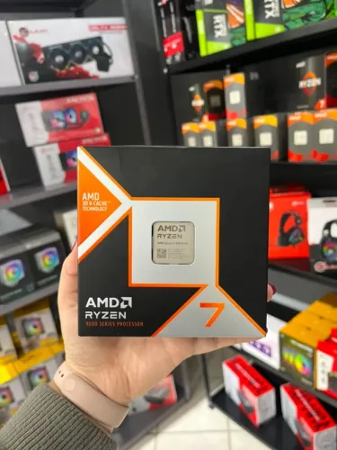 Processador AMD AM5 Ryzen 7 9800X3D, 8-Core, 16-Threads - Novo