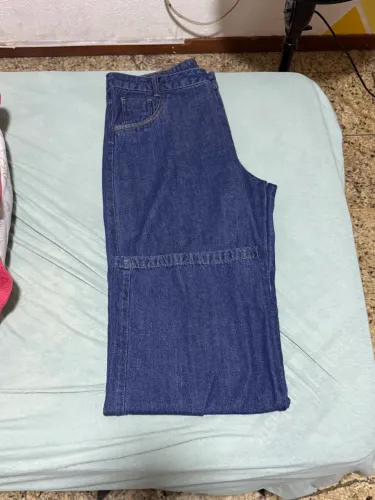 Calça wid leg azul escuro