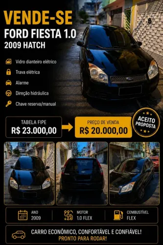 Ford Fiesta 1.0 8V Flex/class 1.0 8V Flex 5P 2009