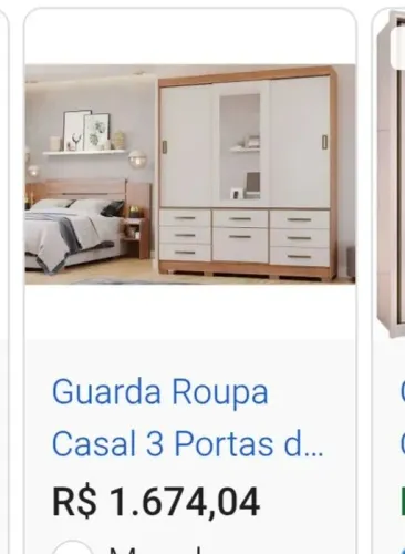 Guarda roupa semi novo