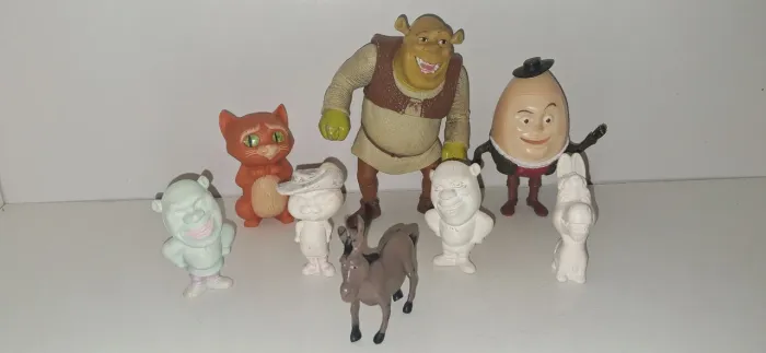 Lote bonecos shrek