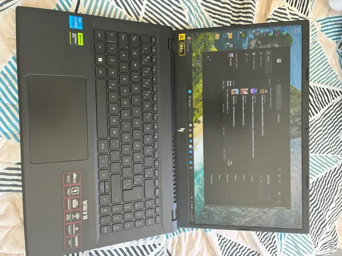 Notebook gamer nitro v15 + base de ventilação 