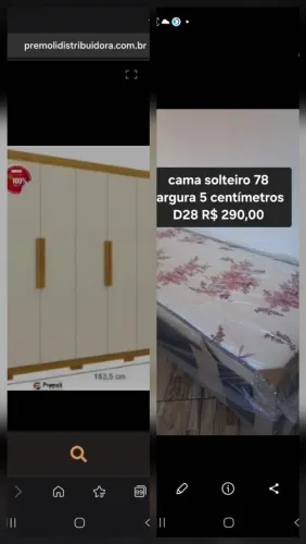Guarda Roupa 183.5 Gelius Império 06 Port 02 Gavetas 100% MDF