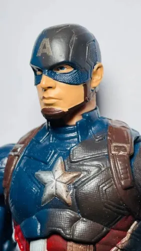 Marvel Legends Capitão América Guerra Civil - boneco 16 cm (SEM acessórios)