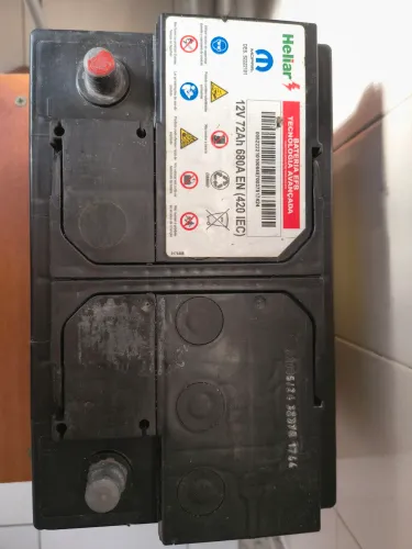 BATERIA HELIAR EFB 72 AH START STOP