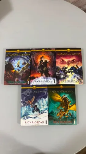 livros da Saga: Os Heróis do Olimpo