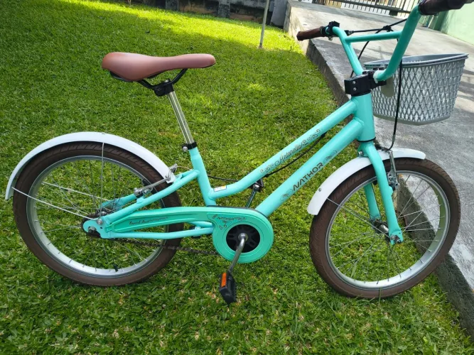 Bicicleta nathor Antonella teen verde água aro 20