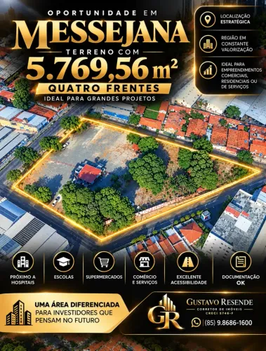 TERRENO MESSENA | 5.769,56 M² | 4 FRENTES