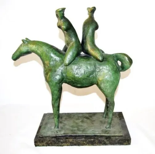 Escultura em bronze, Carybé, AMAZONAS 