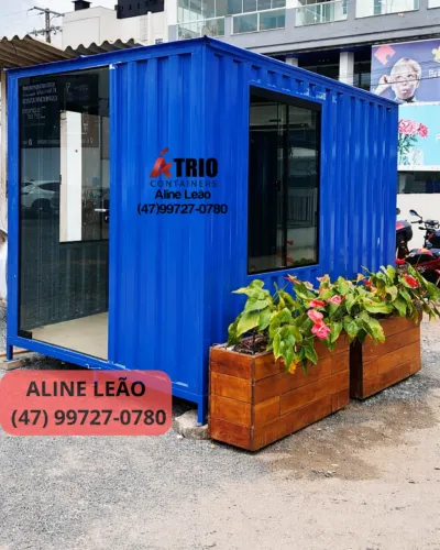 Container escritório modular Office Concórdia SC - Gancho Cadeado Industrial