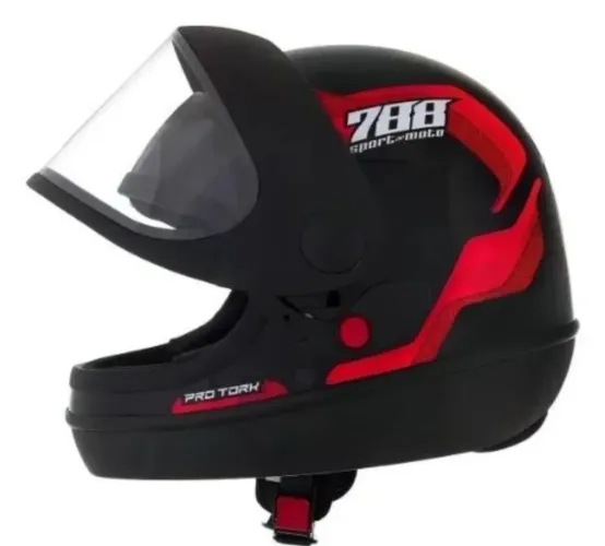 Capacete Pro Tork Moto 788 Tam 58 Automático Novo na Caixa.