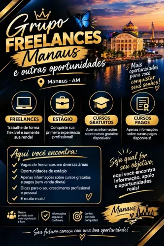 Freelancer/Clt/Estágios/Informações de cursos gratuitos e pagos