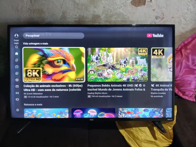Tv aoc roku smart 43 polegada 