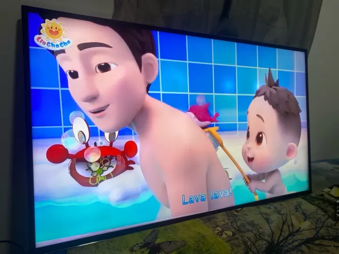 Smart tv 50 Samsung 4k detalhe simples 