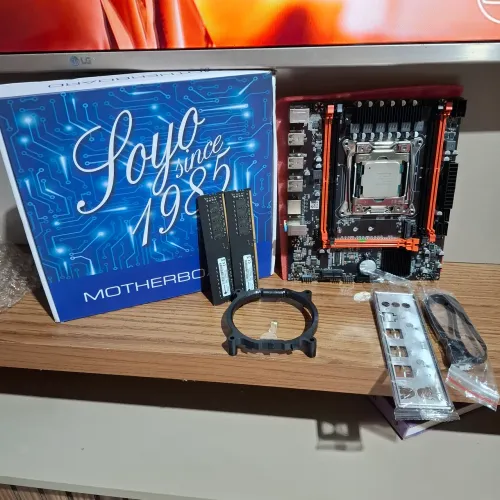 Kit X99 com processador e memória Novo