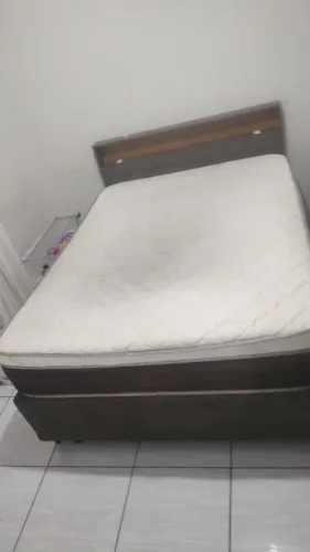 Cama box de casal com cabeceira