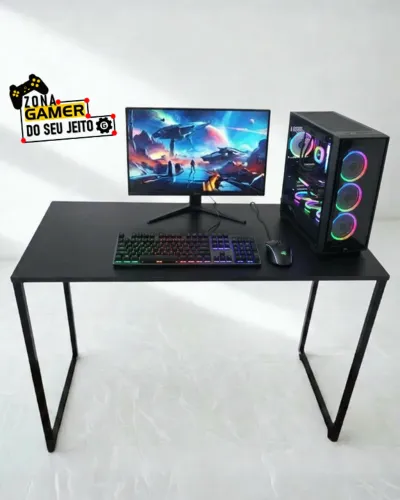 Escrivaninha Industrial 1m NOVA Mesa de Escritório Multiuso para Notebook Computador Birô