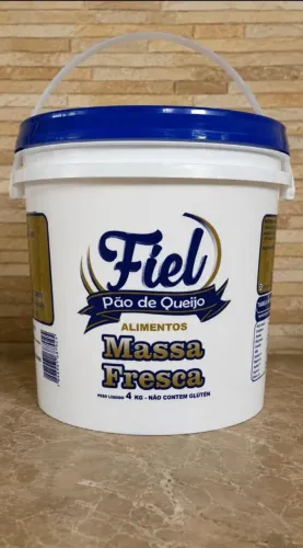 Balde Pão de Queijo (massa fresca) 4kg Fiel