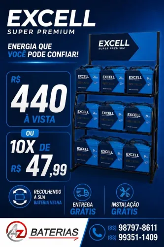 Bateria em Promoção
