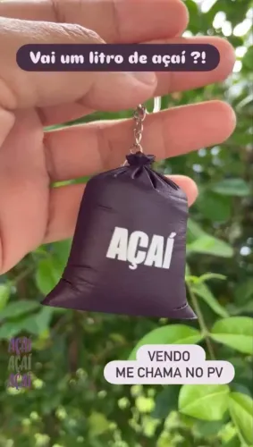 Chaveiro Litrinho de açaí