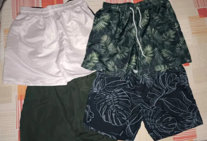 KIT 4 BERMUDAS DE PRAIA