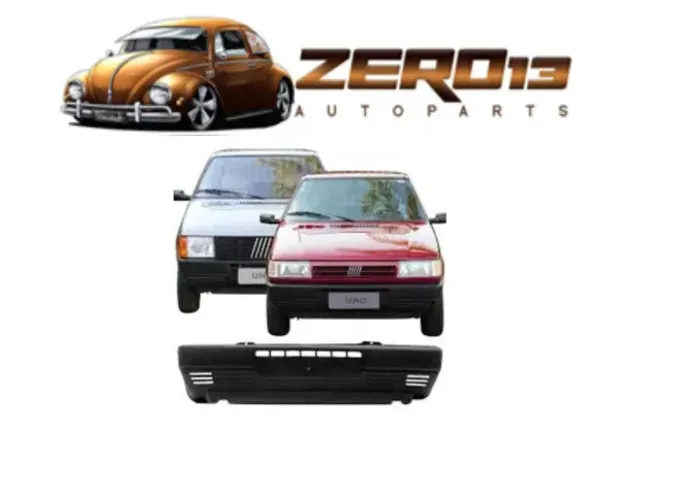 Parachoque Dianteiro Preto Fiat Fiorino , Uno 1984 a 2004 - CBC 02/ 1600