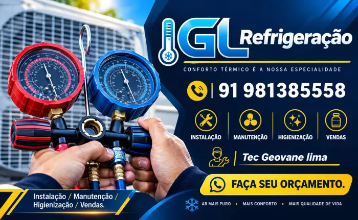 Refrigeração atendemos em toda Belém, mosqueiro até salinas