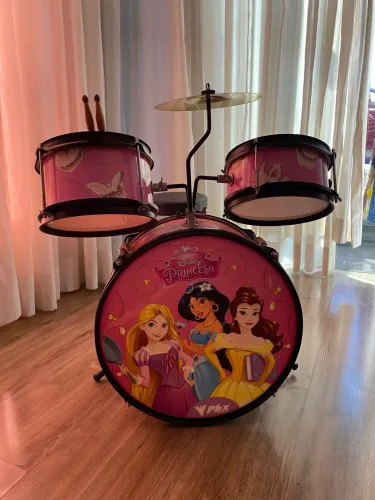 Bateria acústica Disney princesas