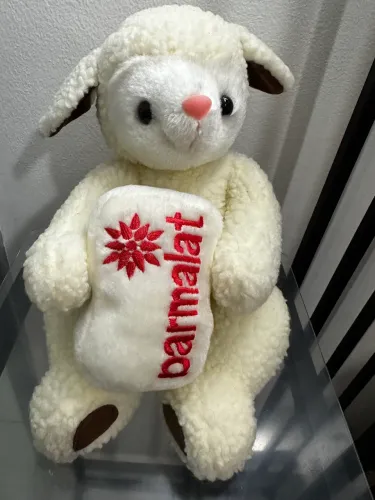 Pelúcia ovelha da Parmalat