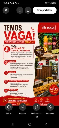 Auxiliar de serviço geral
