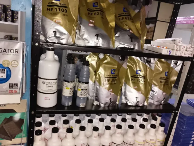 Toner em pó para impressora