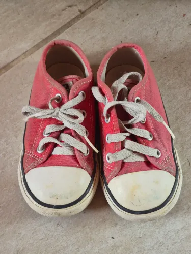 Mini tênis all star converse vermelho tam 22