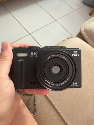 Câmera digital 5k ultra HD