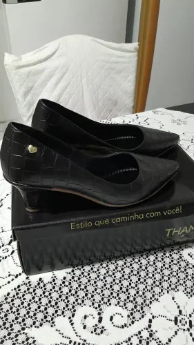 Sapato scarpin croco
